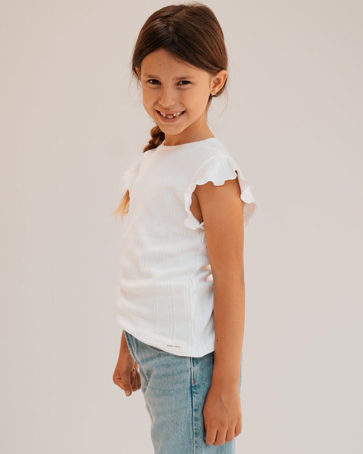 Kids frill T-shirt 